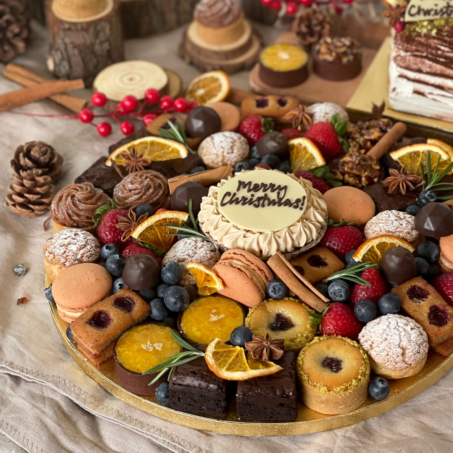 Christmas Dessert Platter 