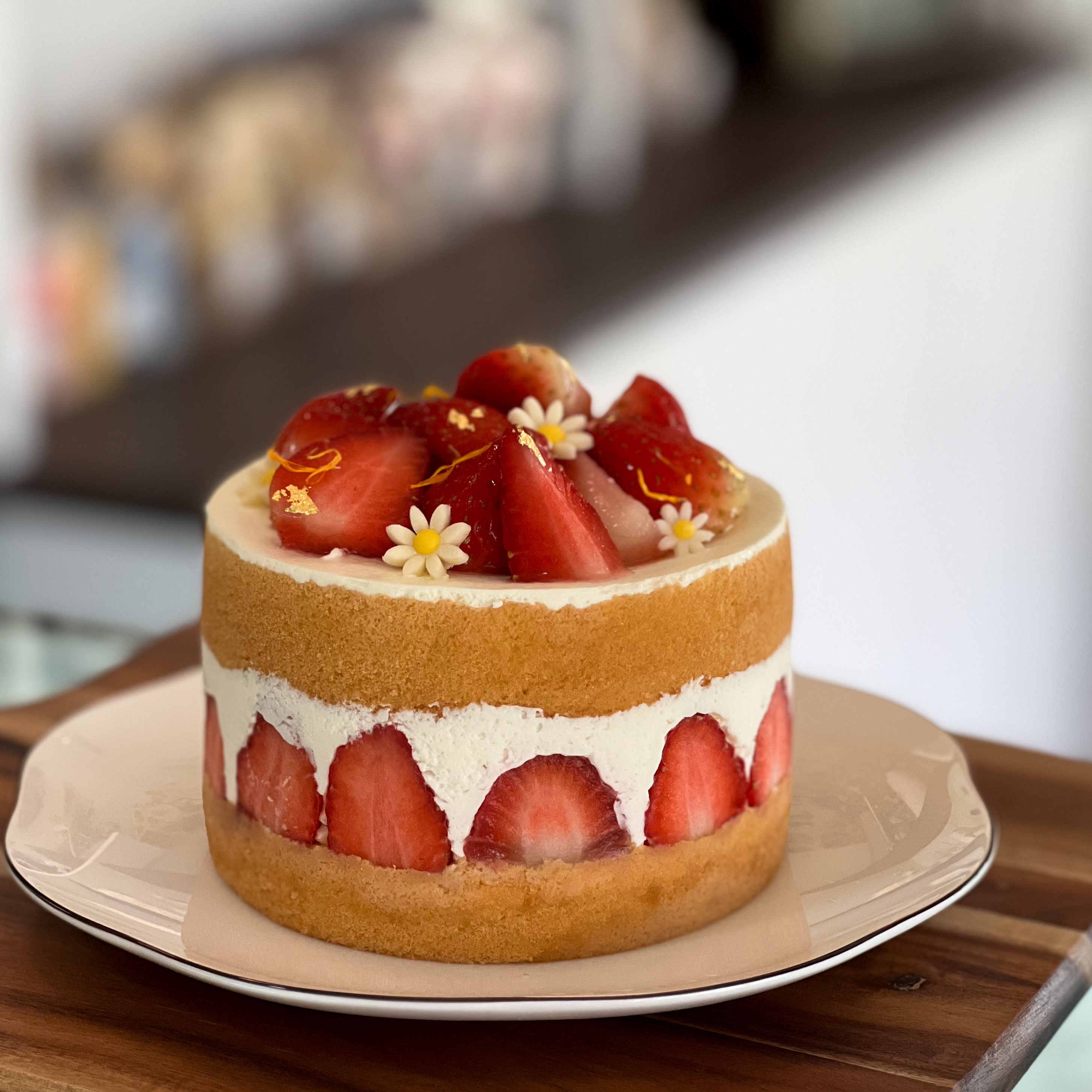 Strawberry Passionfruit Cake 