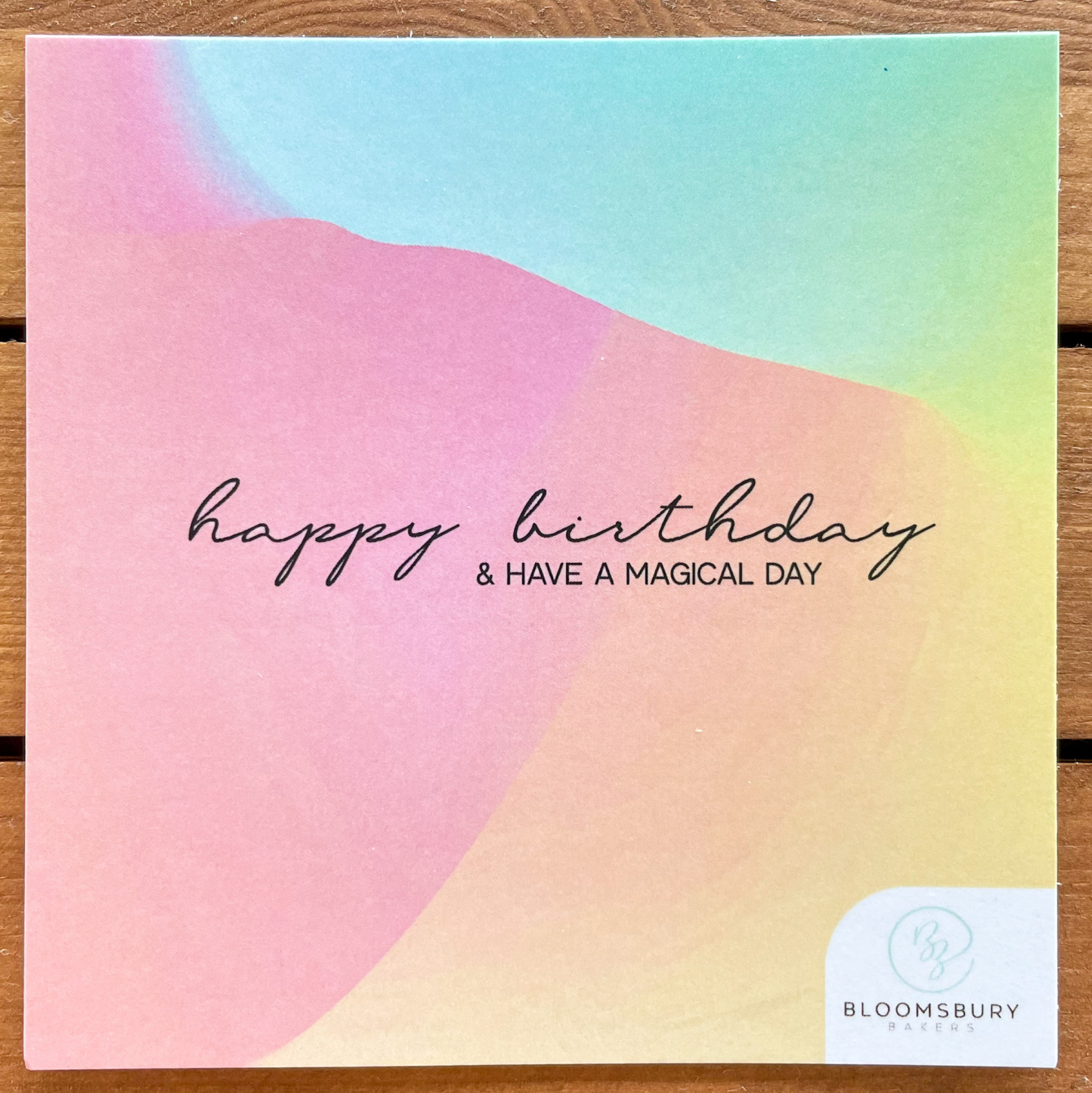 Happy Birthday Card (Paddlepop)