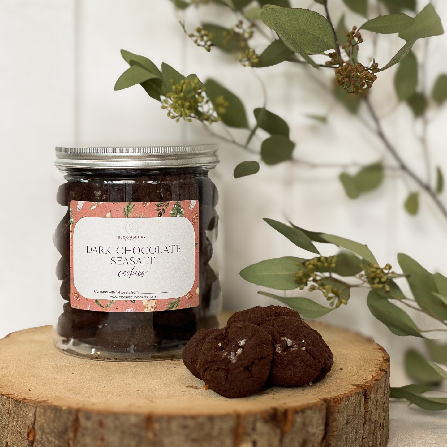 Dark Chocolate Seasalt Cookies