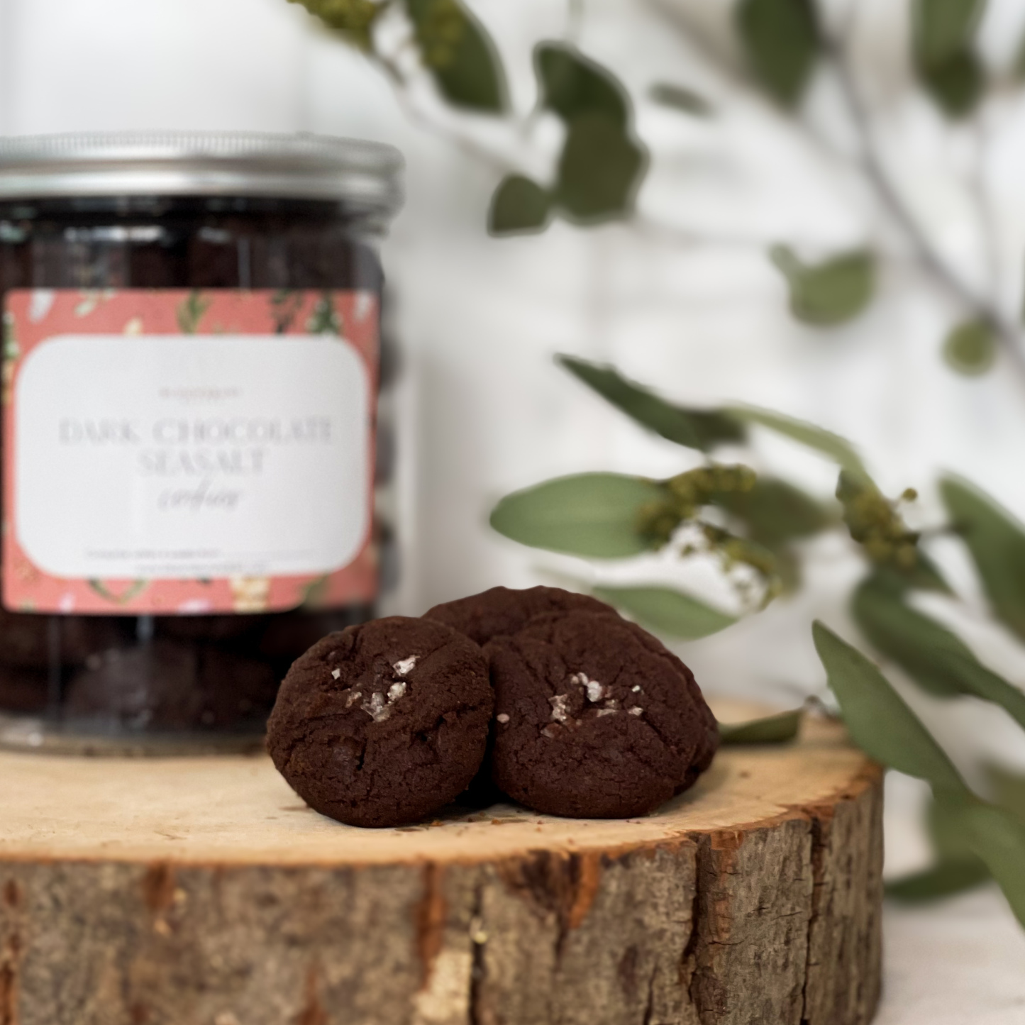 Dark Chocolate Seasalt Cookies