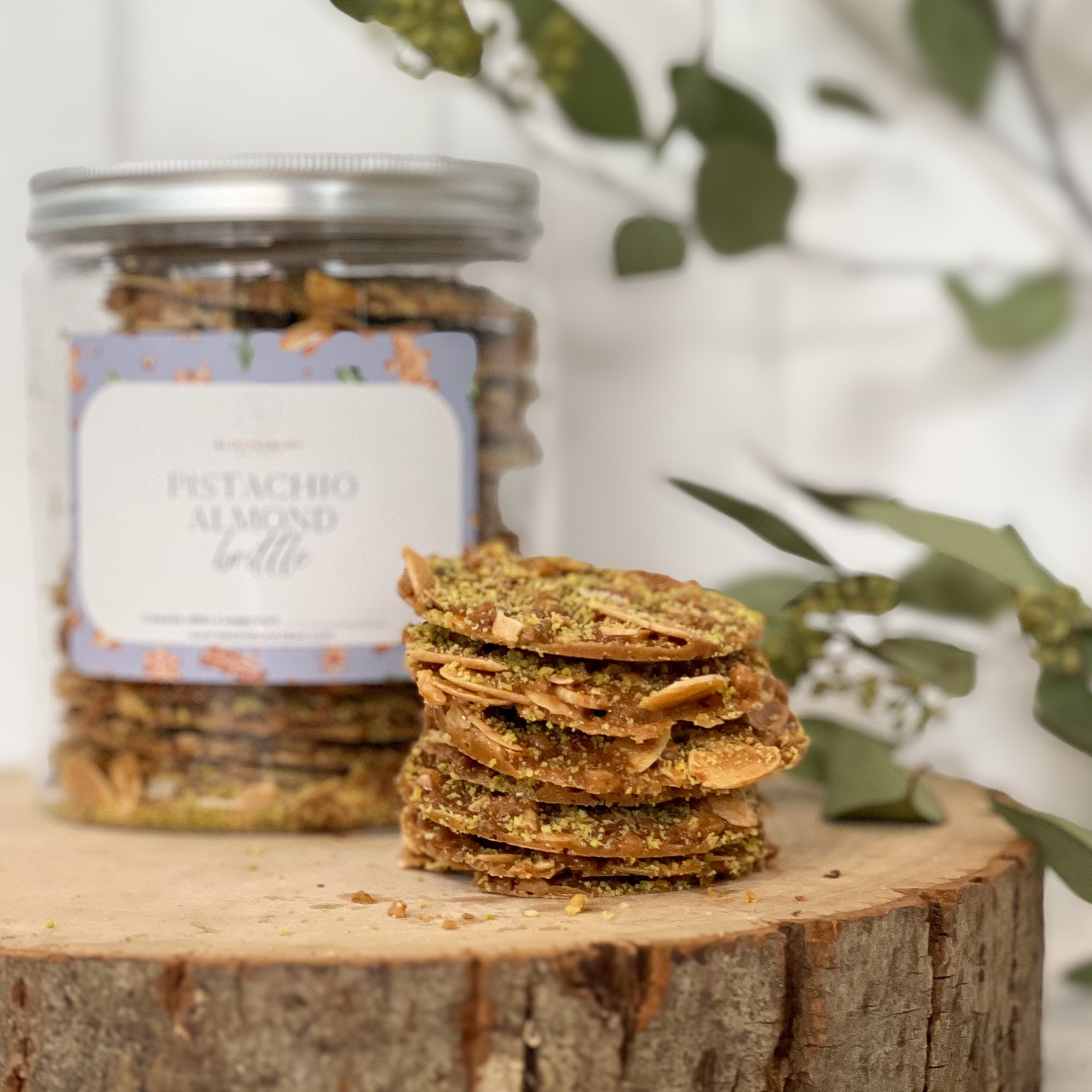 Pistachio Almond Brittle