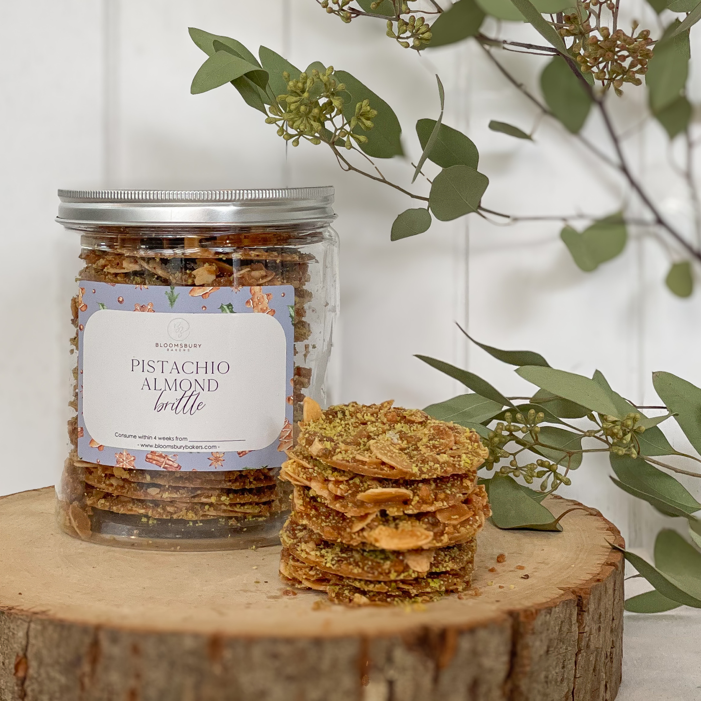 Pistachio Almond Brittle