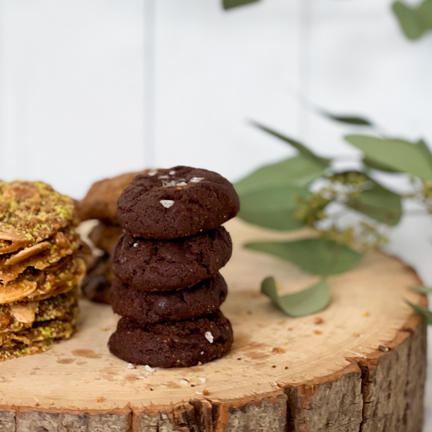 Dark Chocolate Seasalt Cookies
