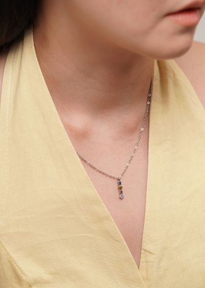 Desire Mystic Silver Chain Pendant Necklace