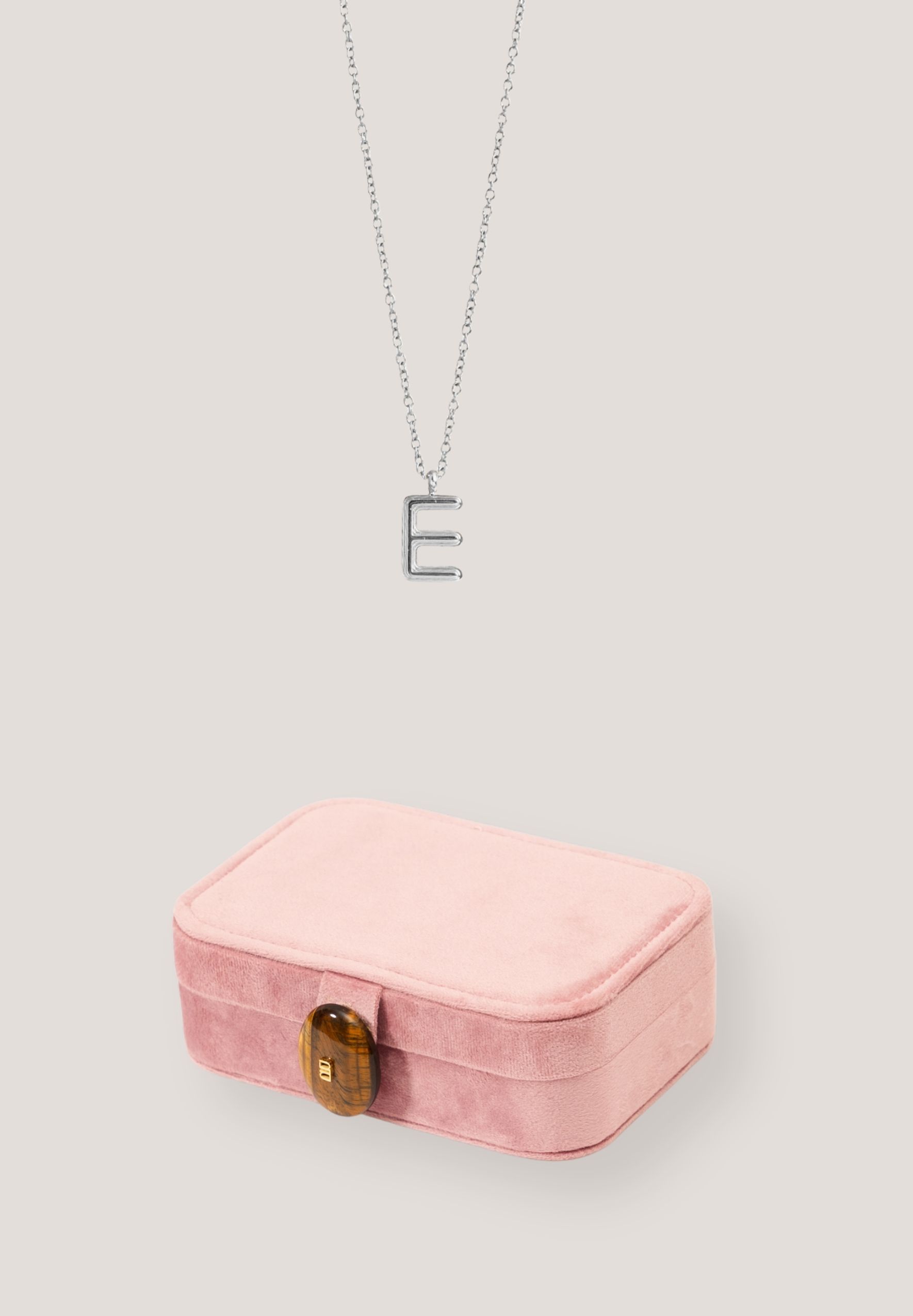 Wishkeeper Jewellery Box + Alphabet Silver Necklace