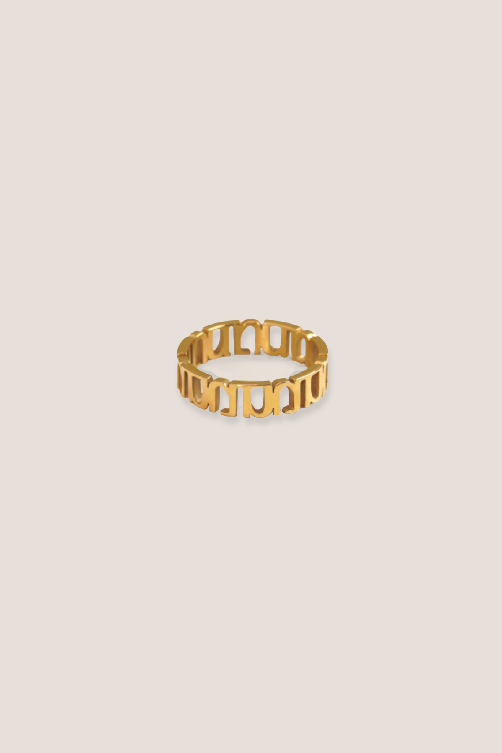 Gung Iconic Gold Sleek Ring