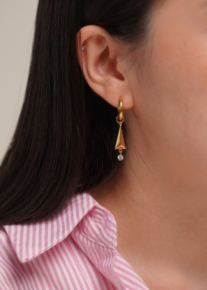 Bibelot Mini Gold Hoops Earrings