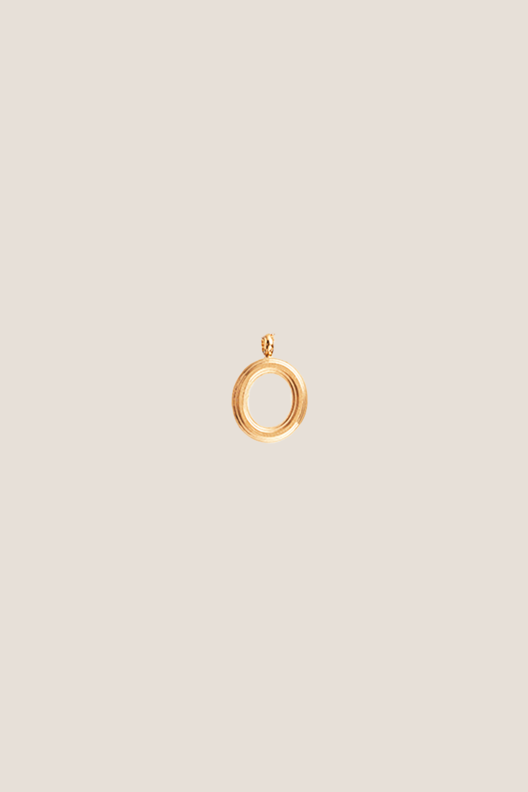 Alphabet Gold Charm