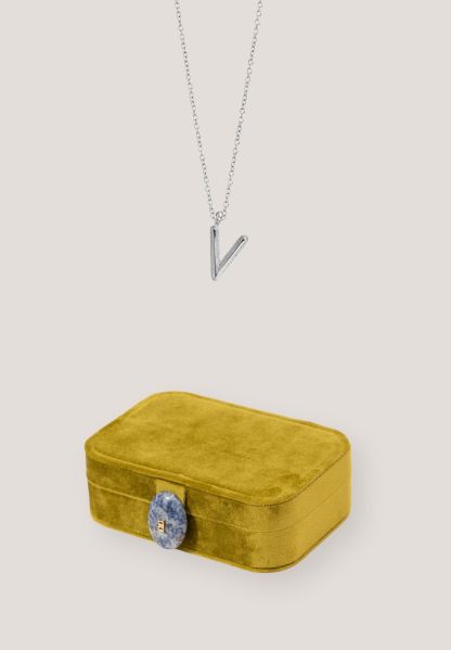 Wishkeeper Jewellery Box + Alphabet Silver Necklace
