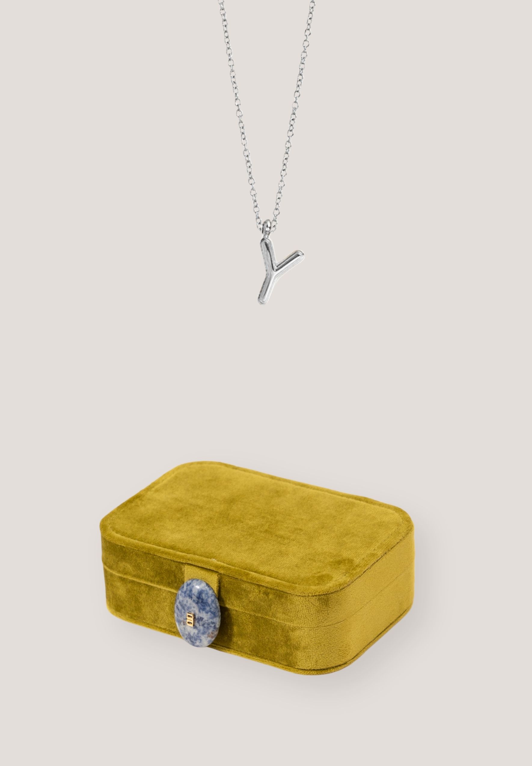 Wishkeeper Jewellery Box + Alphabet Silver Necklace