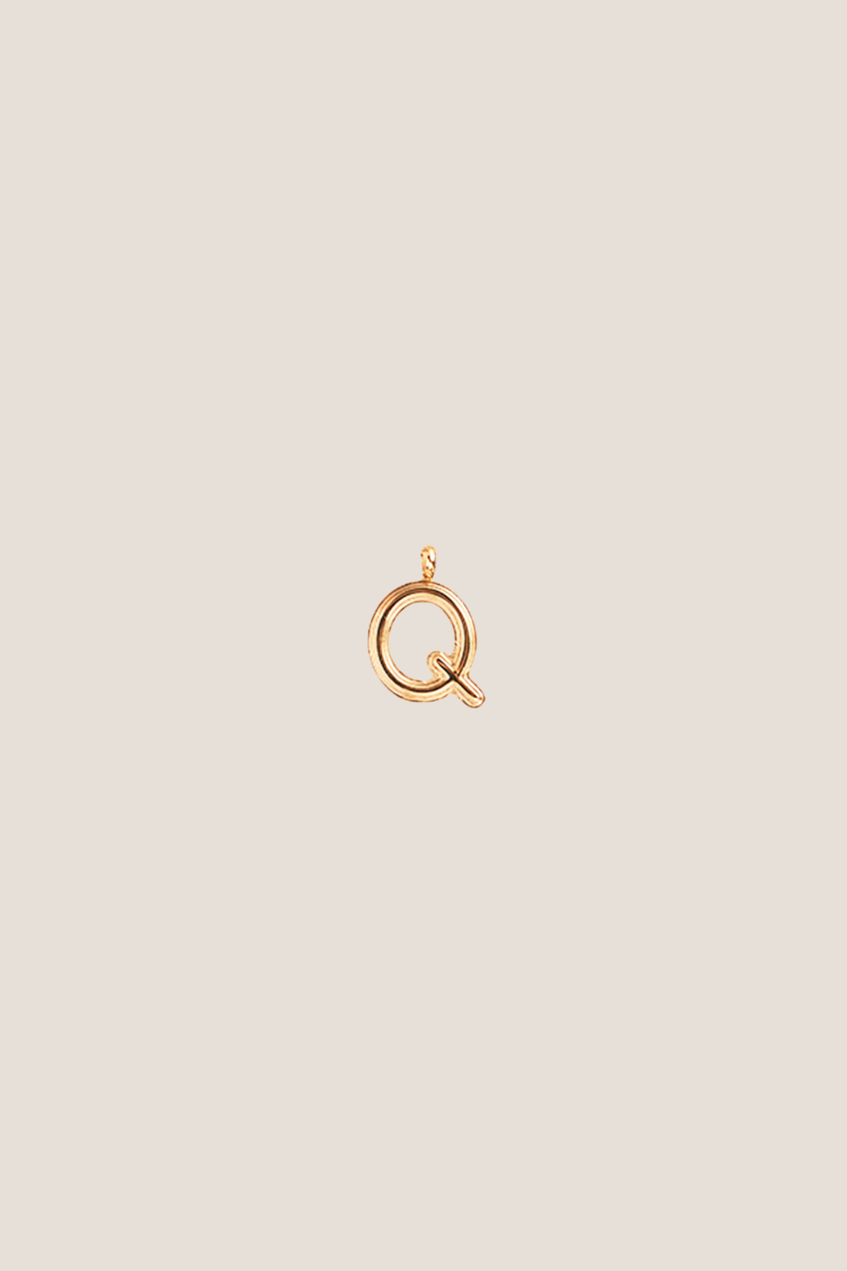 Alphabet Gold Charm