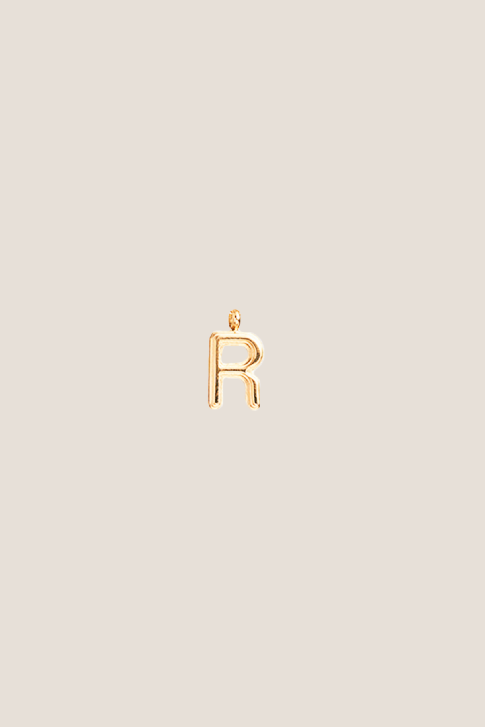 Alphabet Gold Charm