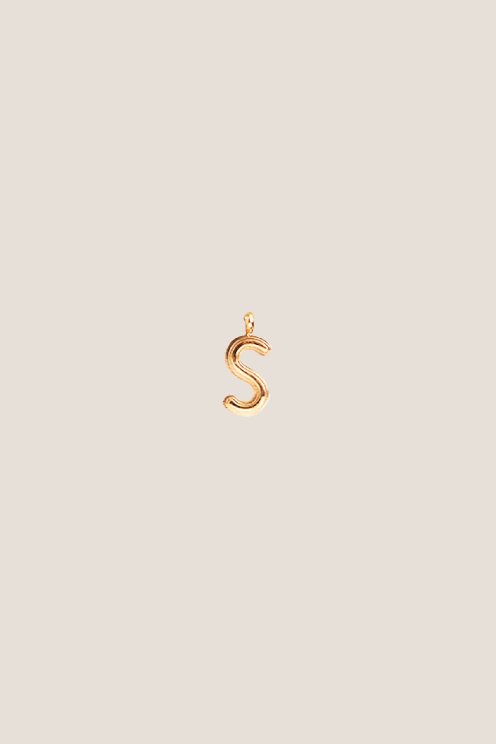 Alphabet Gold Charm