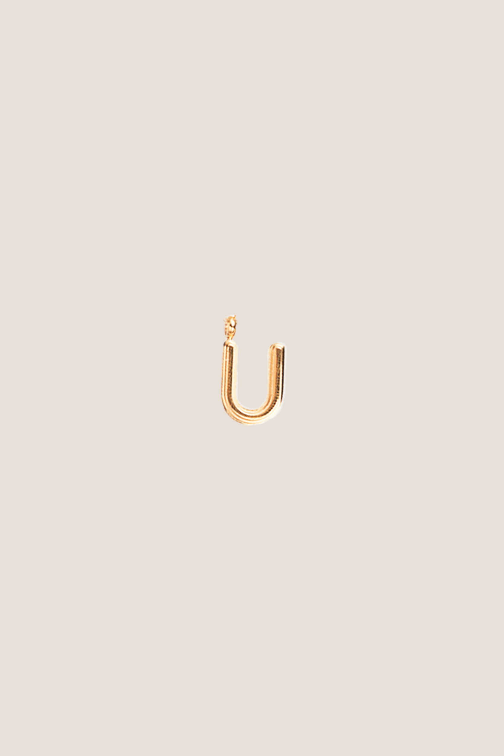 Alphabet Gold Charm