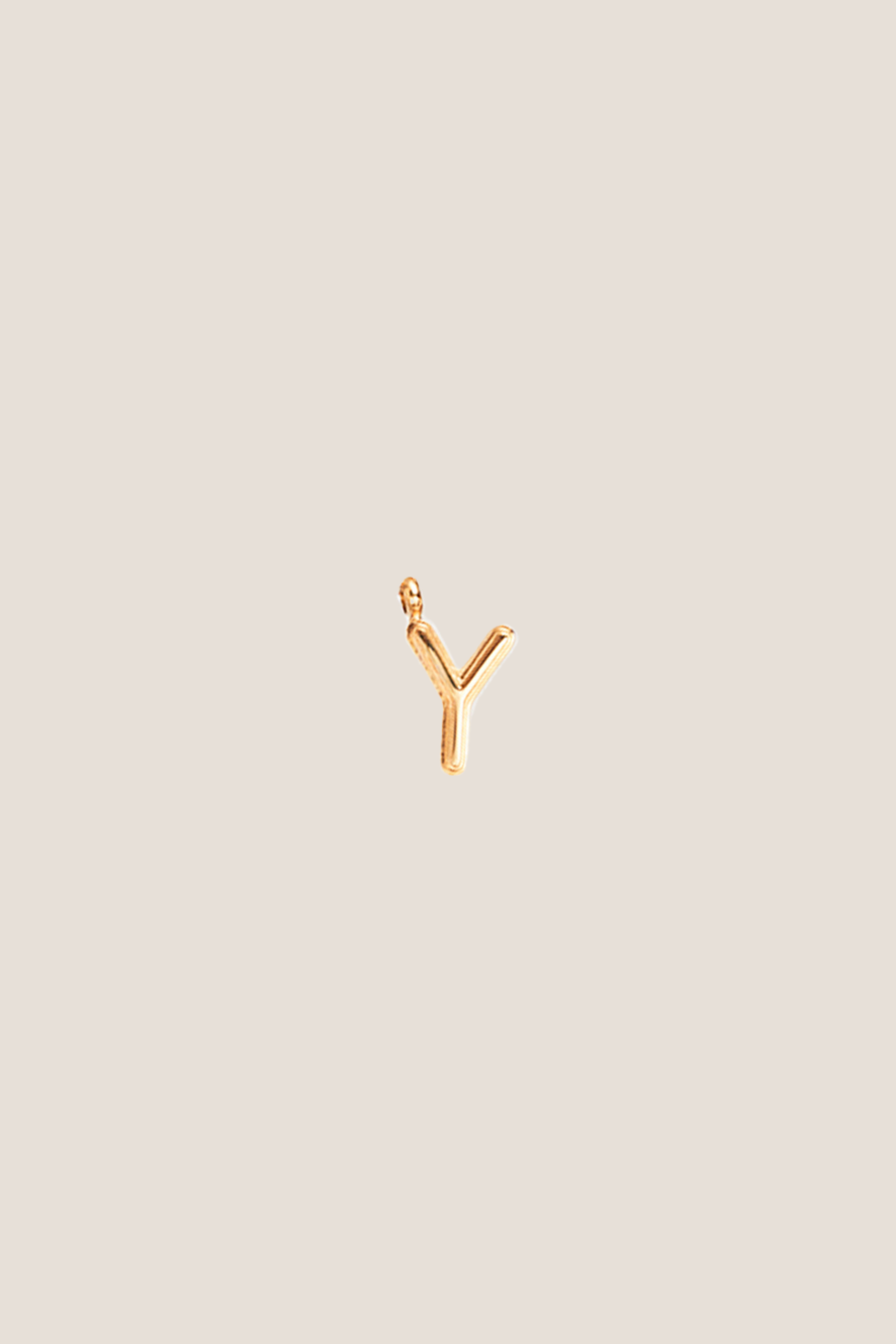 Alphabet Gold Charm