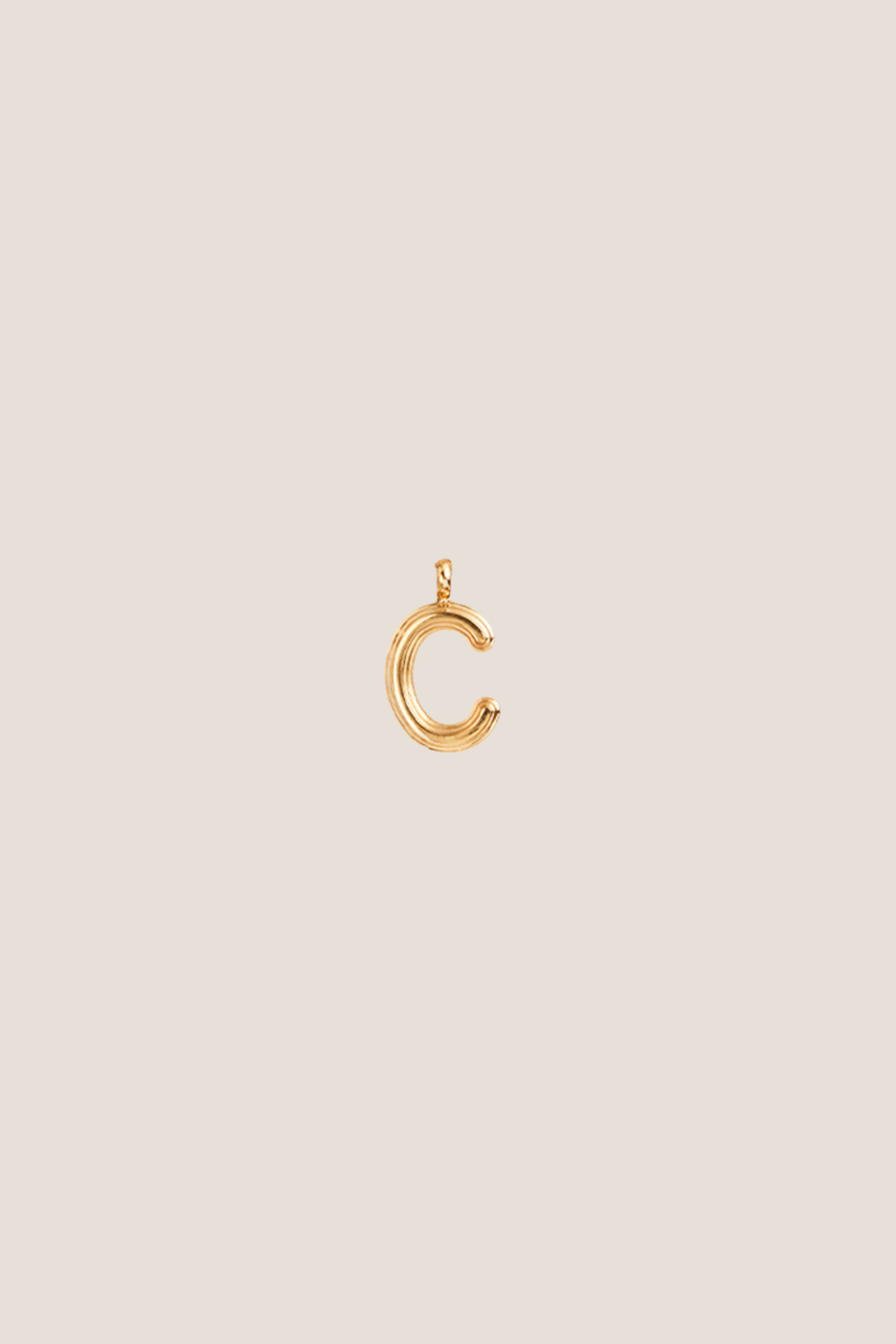 Alphabet Gold Charm