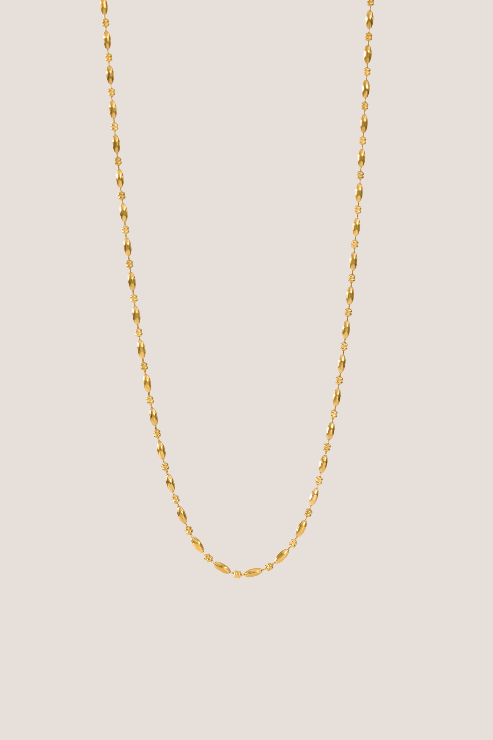 Serene Seed Gold Necklace