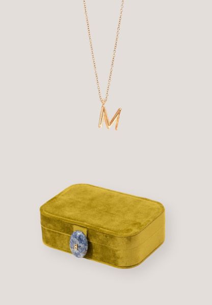 Wishkeeper Jewellery Box + Alphabet Gold Necklace