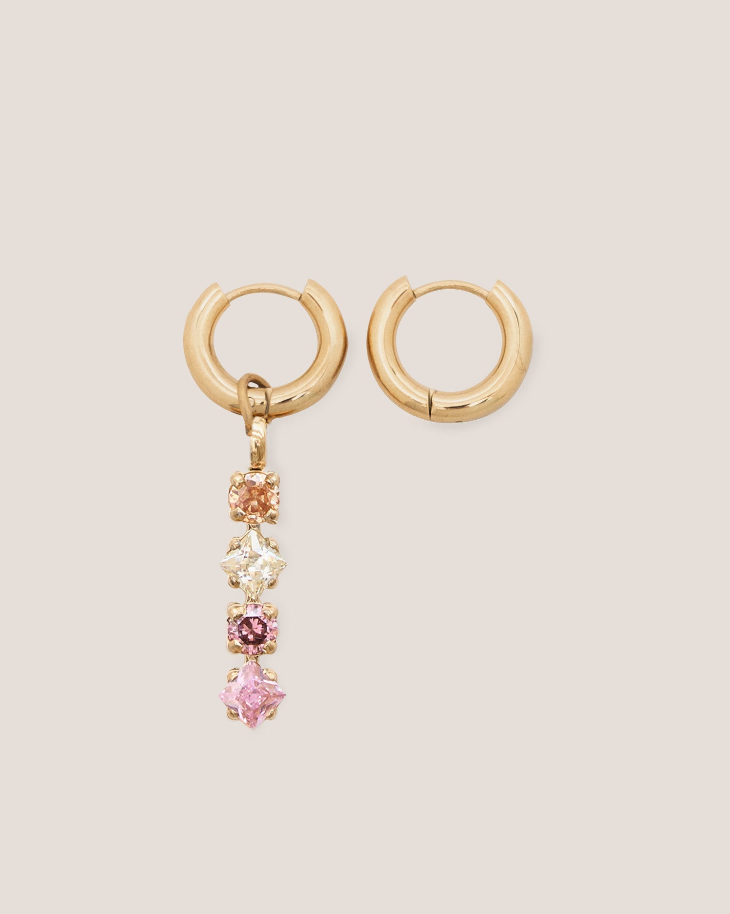 Romantic Mystic Mini Gold Hoop Earrings