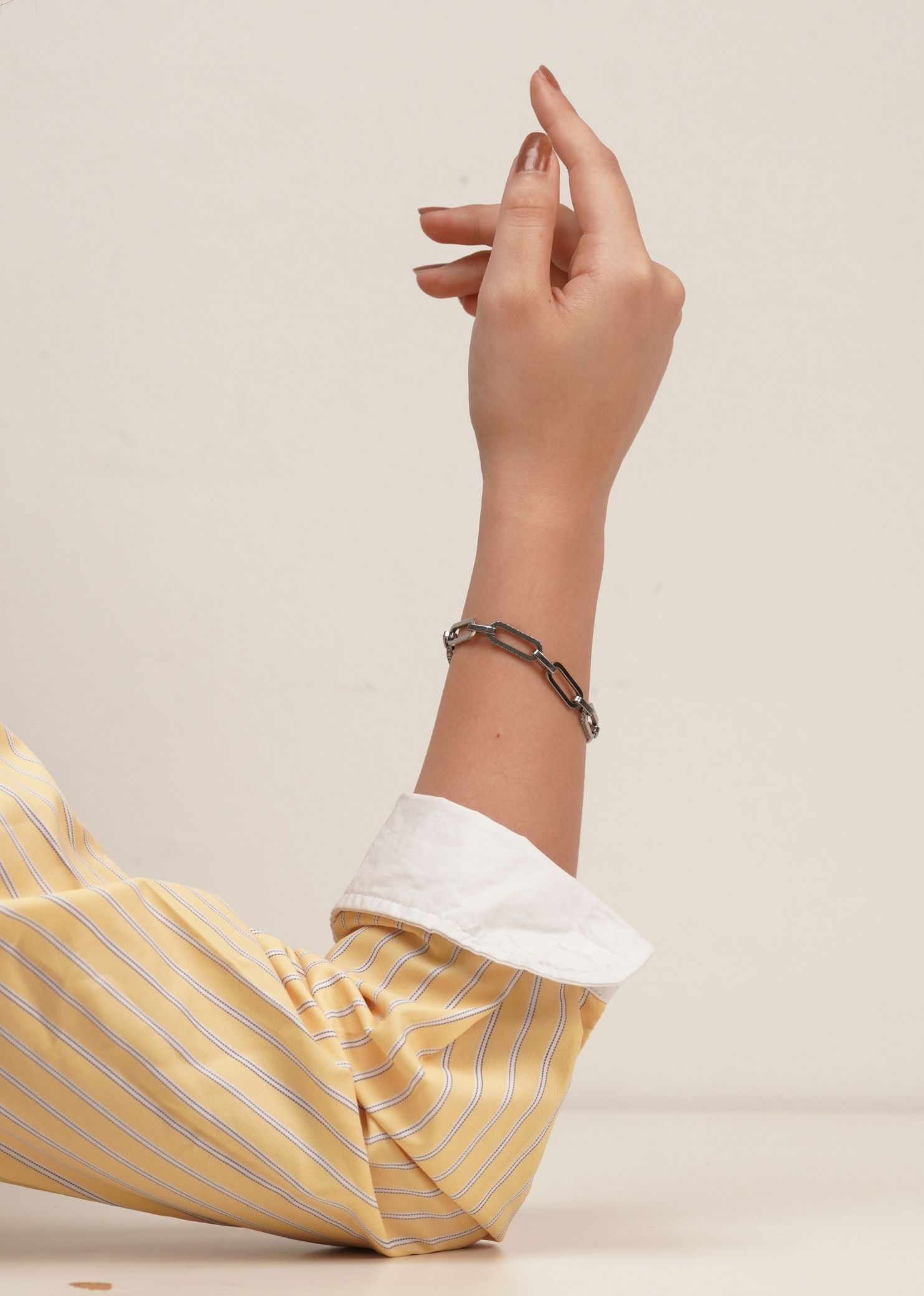 Galore Silver Link Chain Bracelet