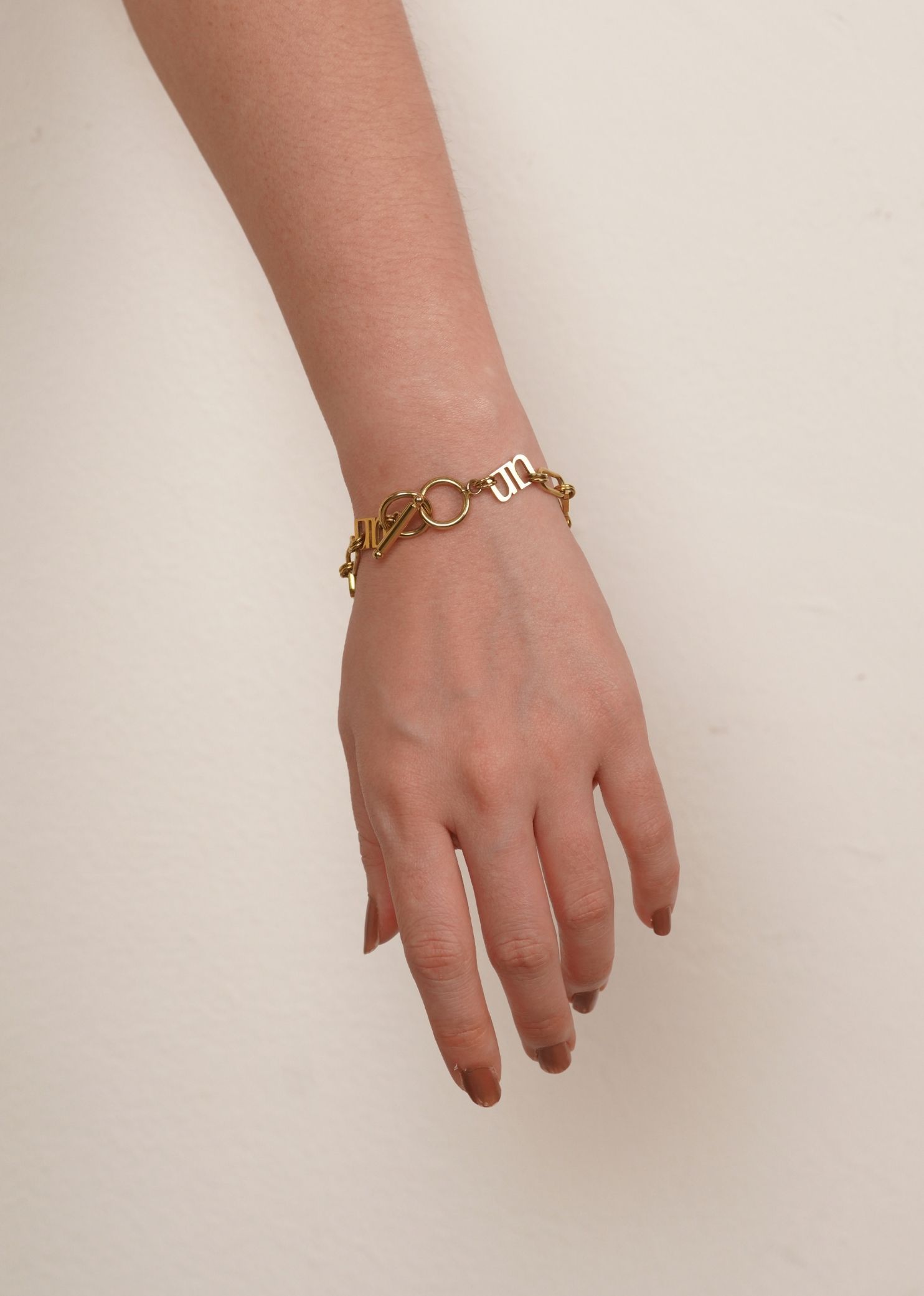 Gung Iconic Gold Chain Bracelet