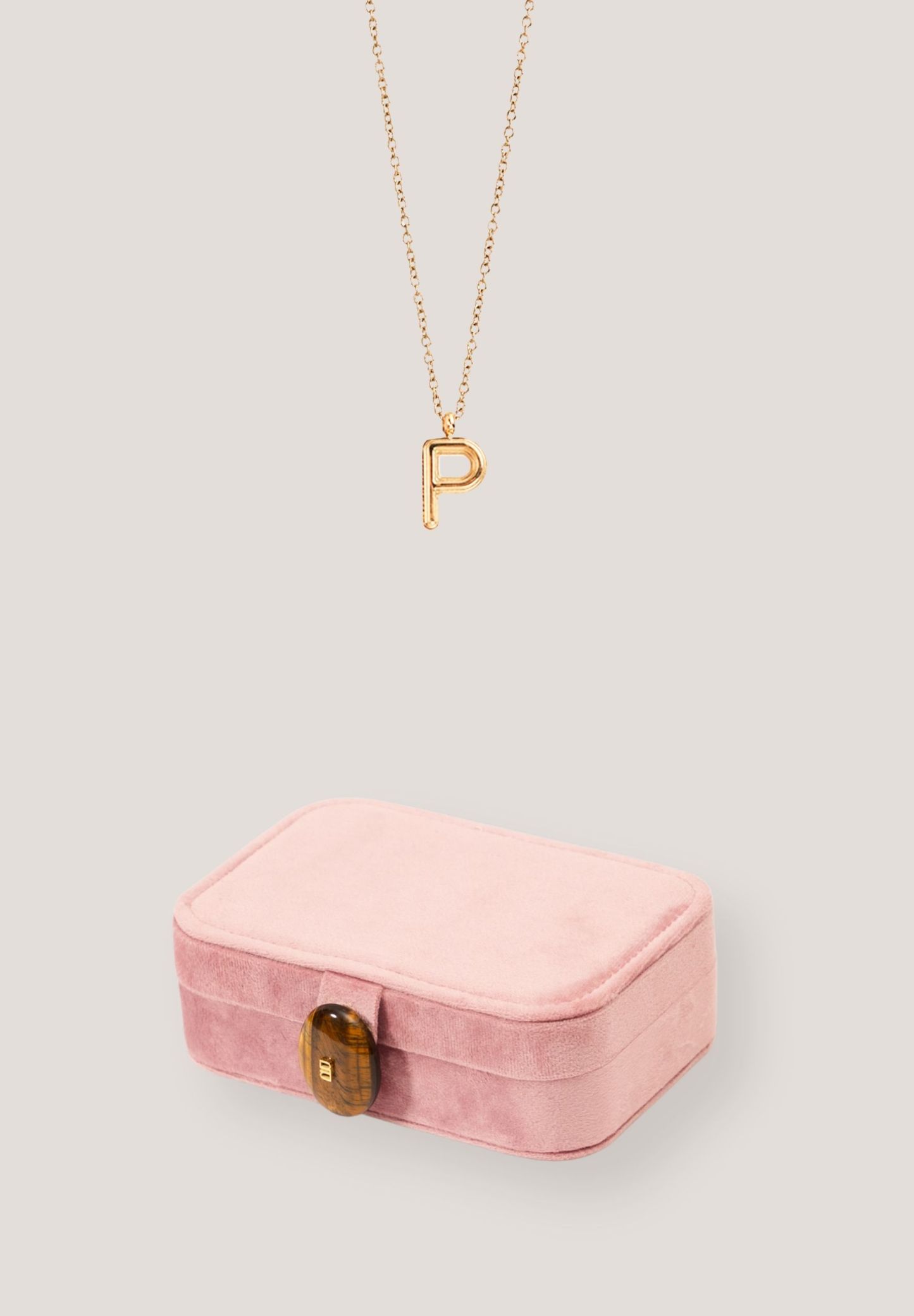 Wishkeeper Jewellery Box + Alphabet Gold Necklace
