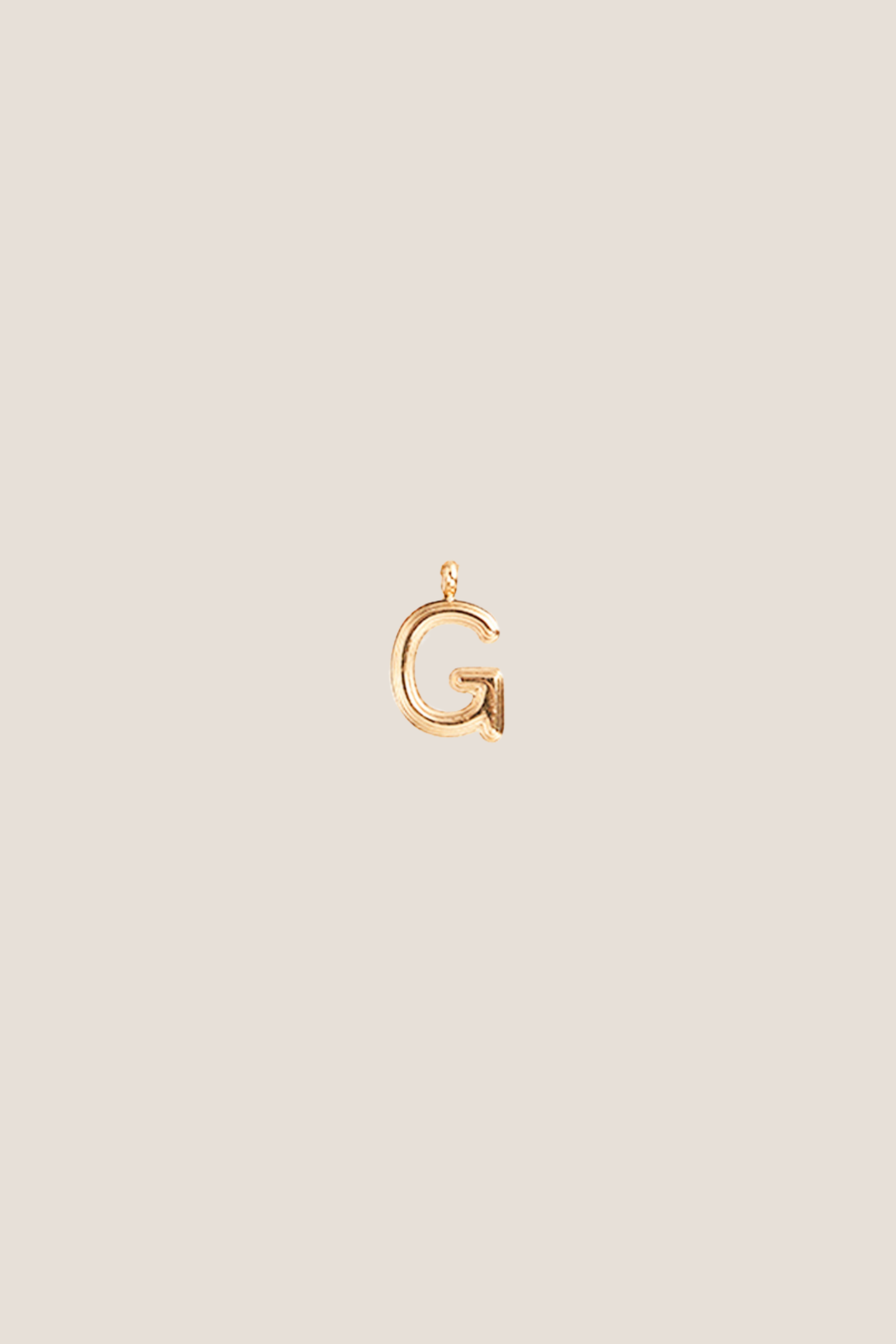 Alphabet Gold Charm
