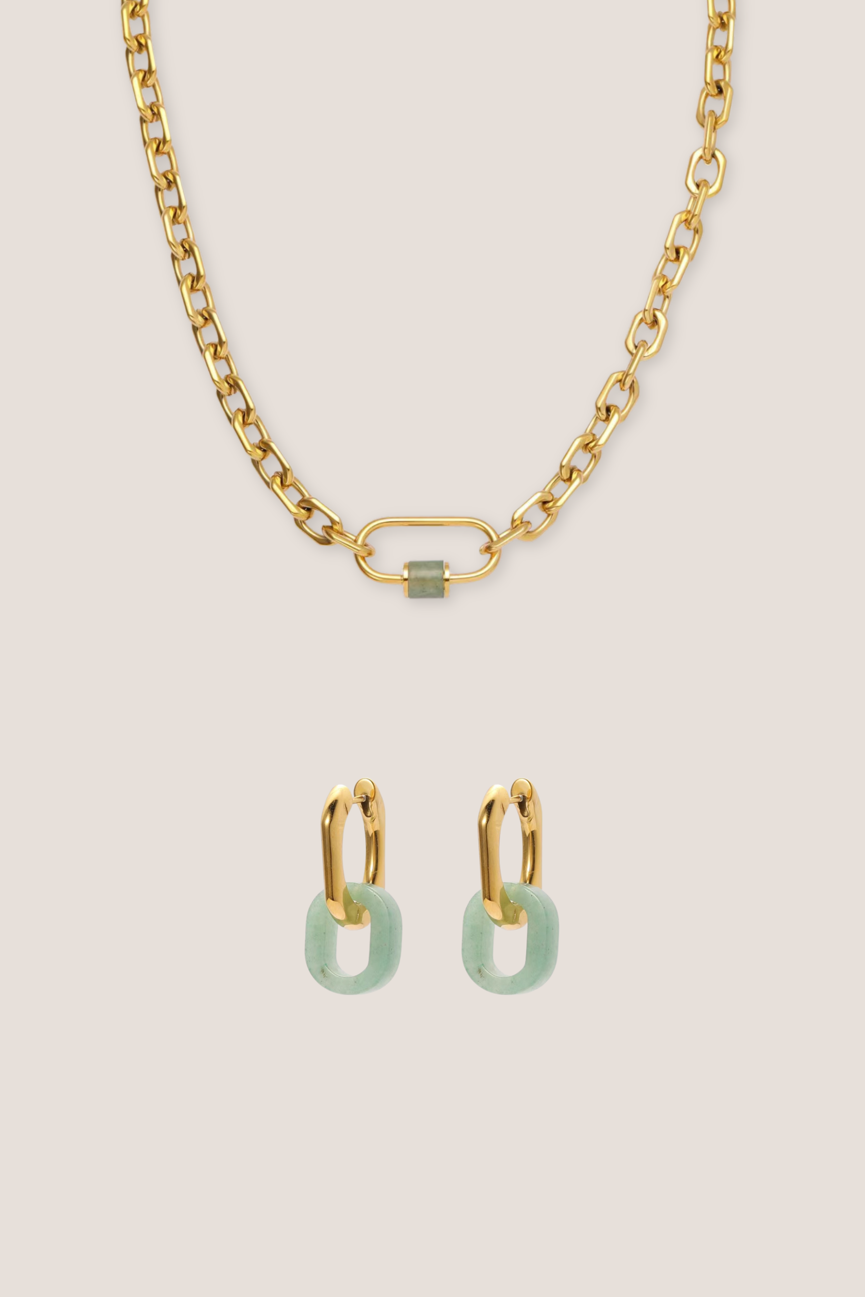 Courage Jade Aventurine Duo