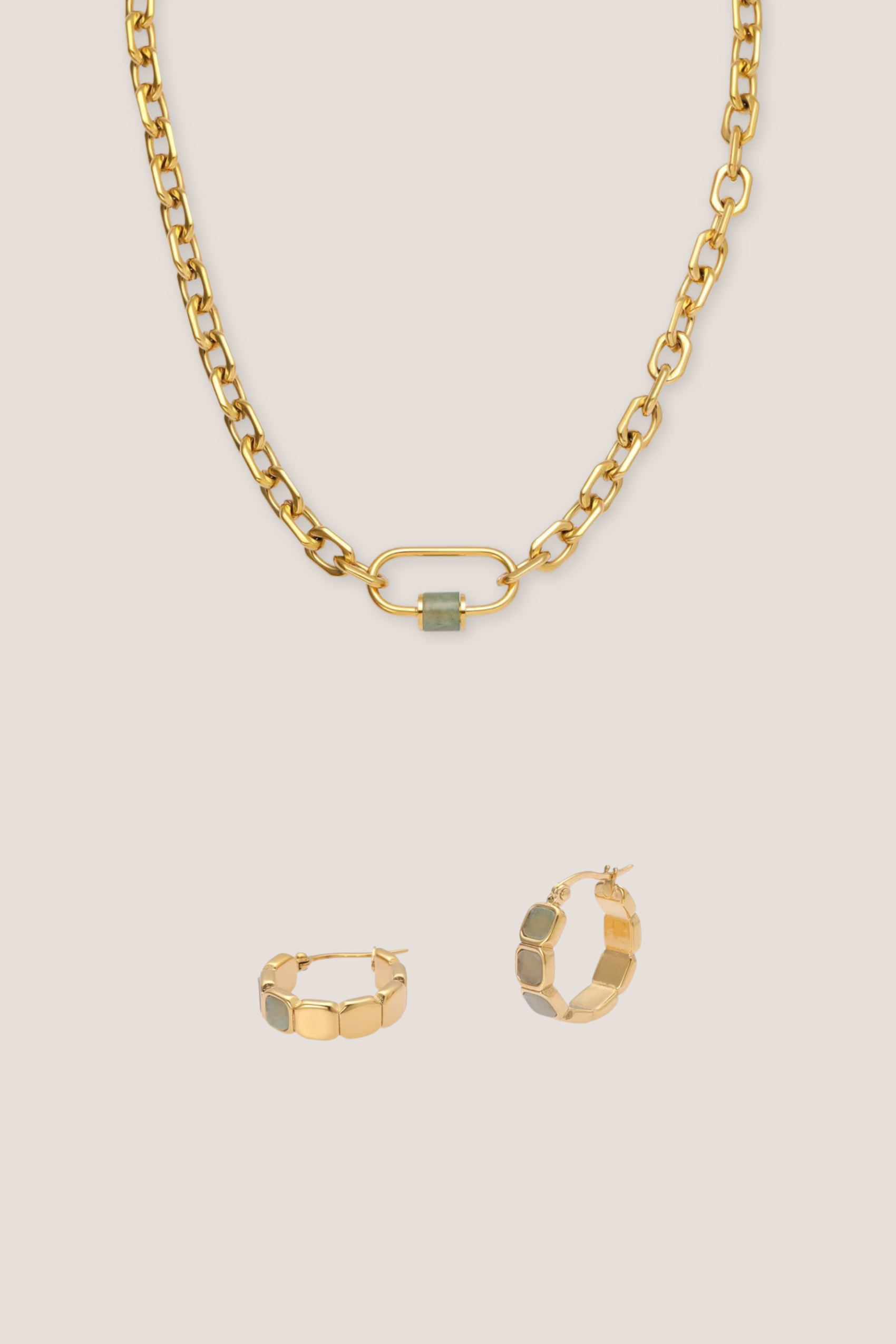 Courage Jade Aventurine Duo