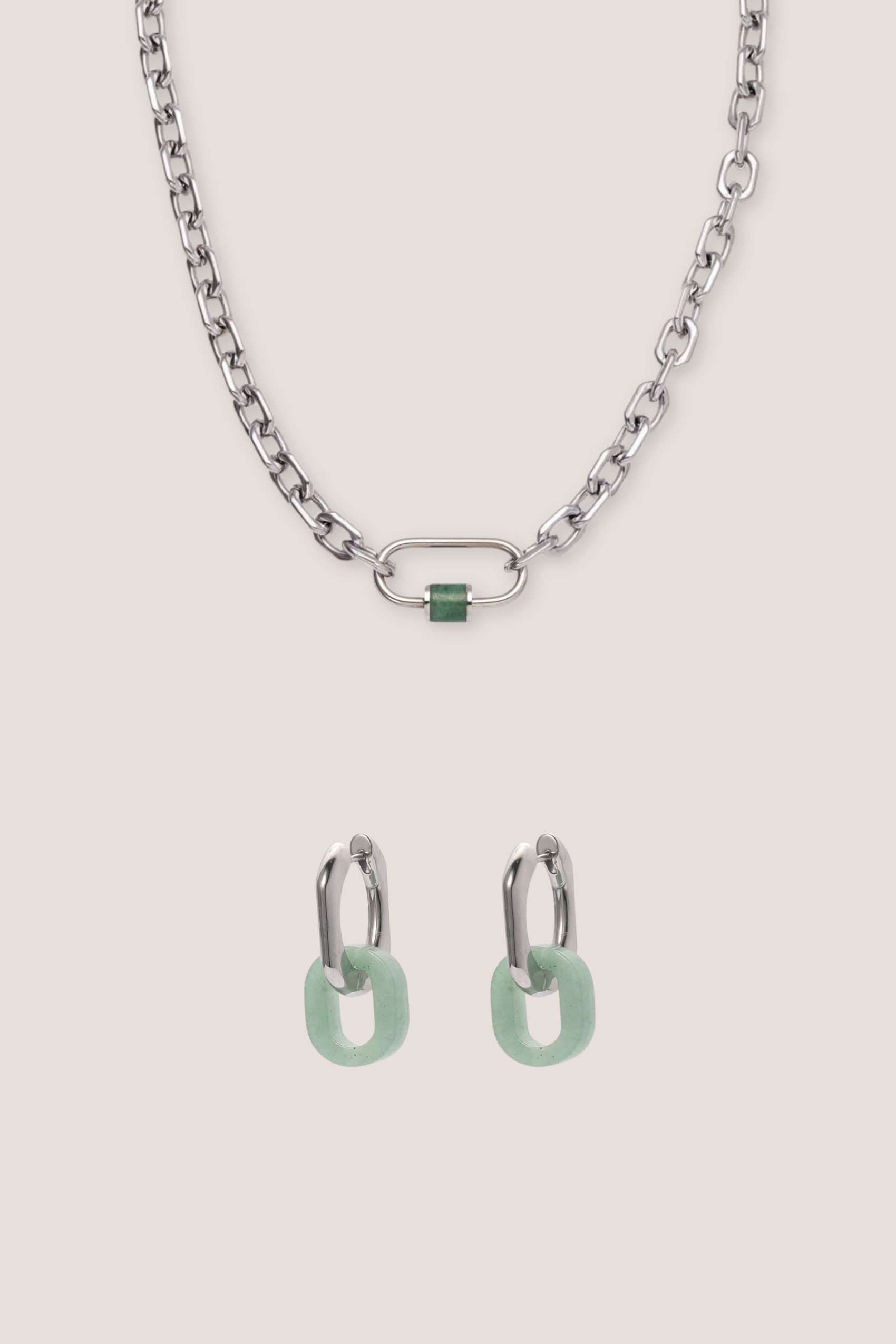 Courage Jade Aventurine Duo