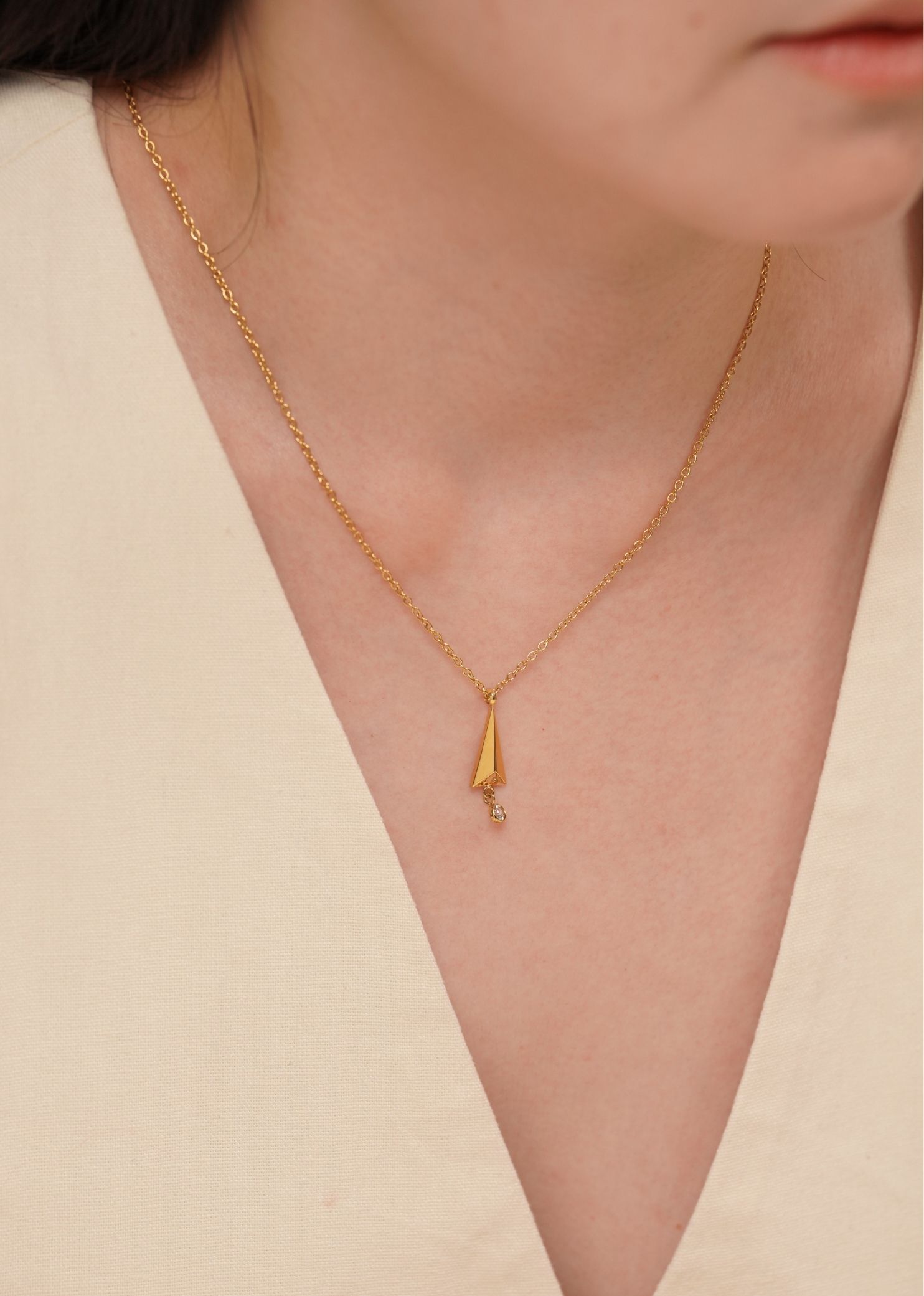 Bibelot Gold Chain Pendant Necklace