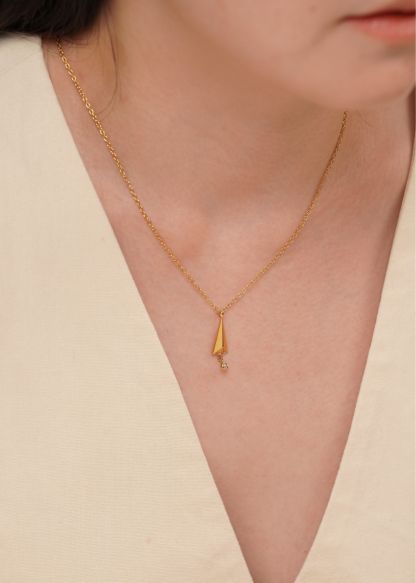 Bibelot Gold Chain Pendant Necklace