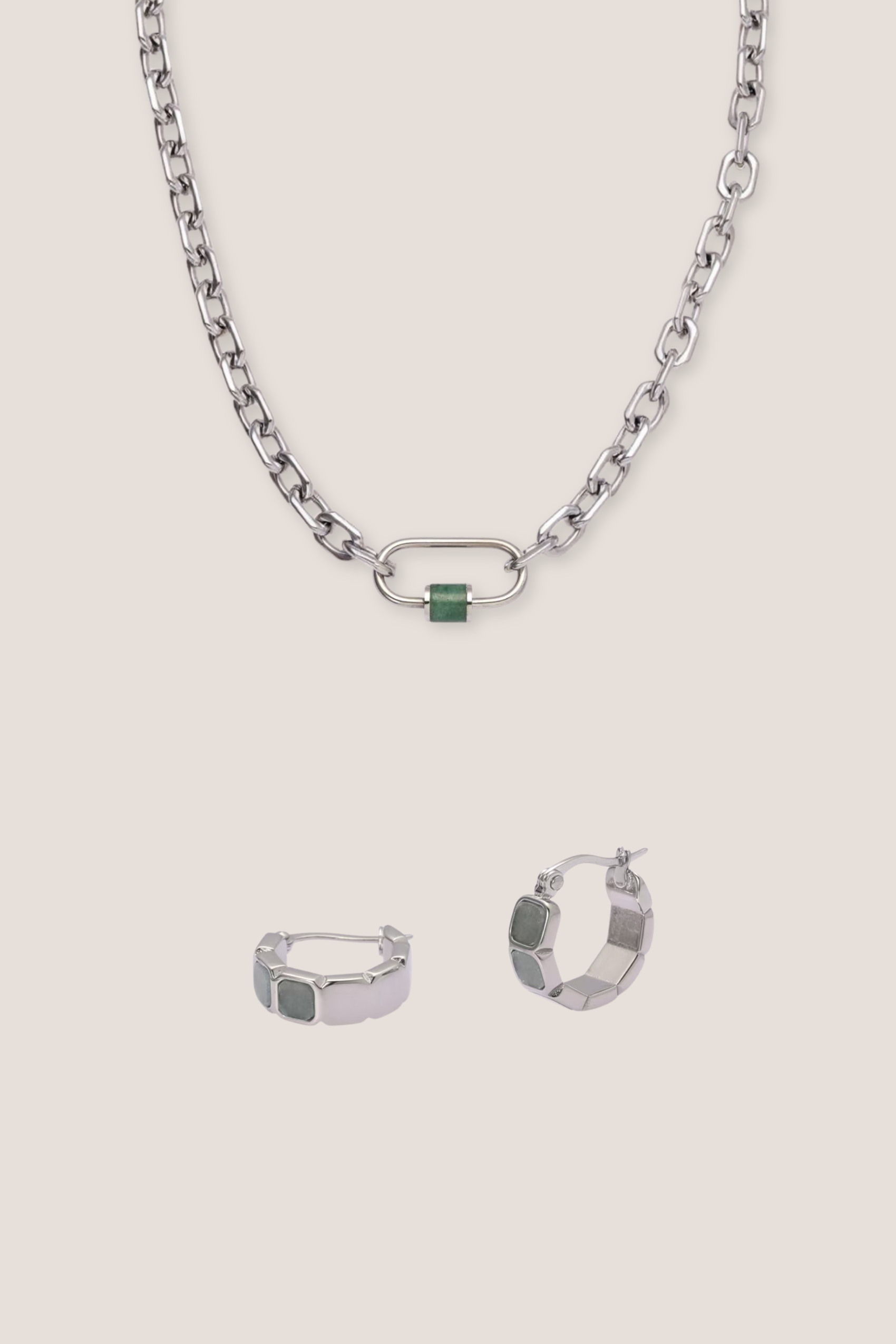 Courage Jade Aventurine Duo