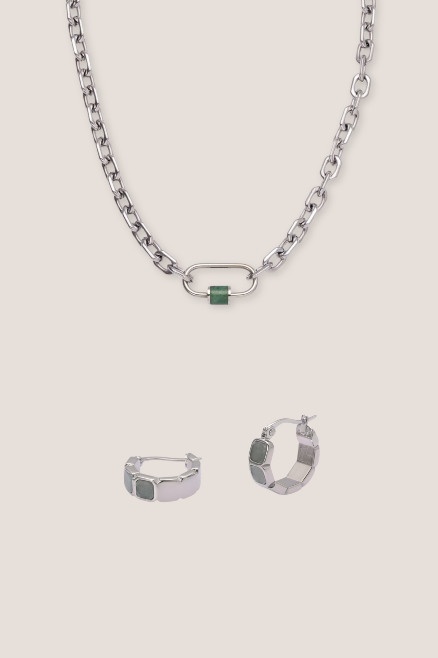 Courage Jade Aventurine Duo