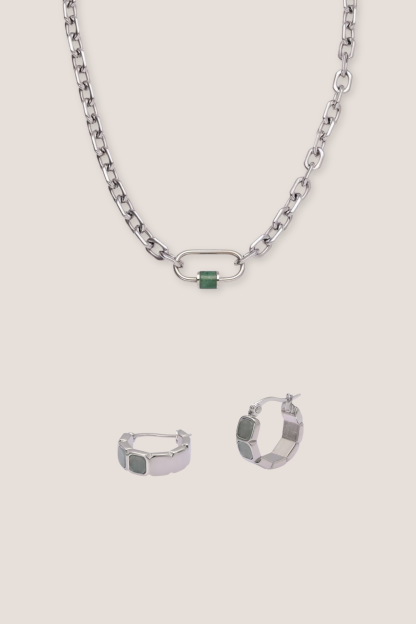 Courage Jade Aventurine Duo