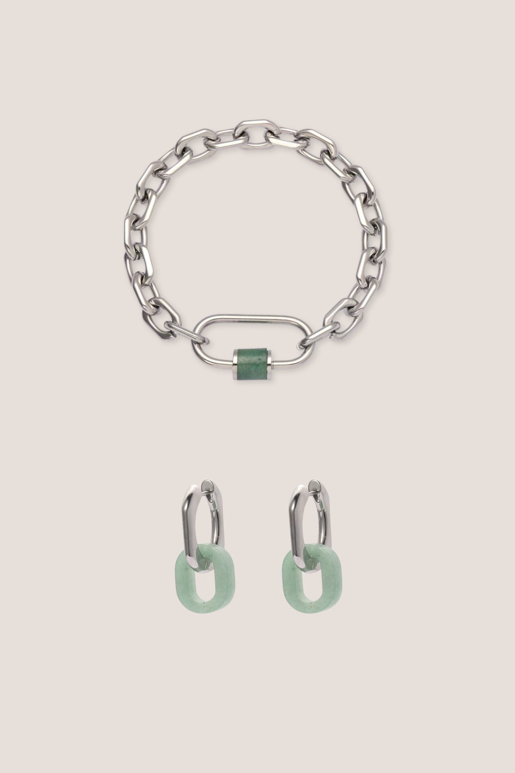 Courage Jade Aventurine Duo