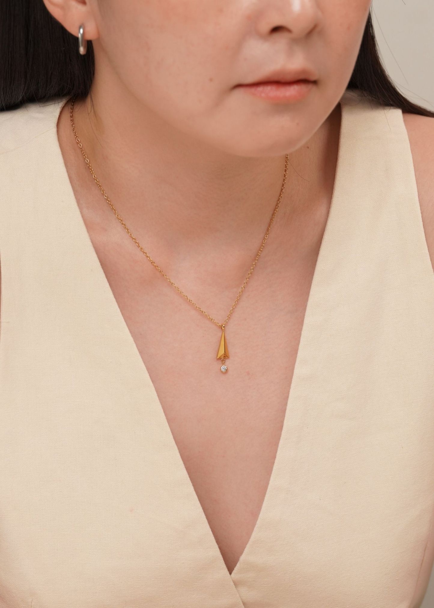 Bibelot Gold Chain Pendant Necklace