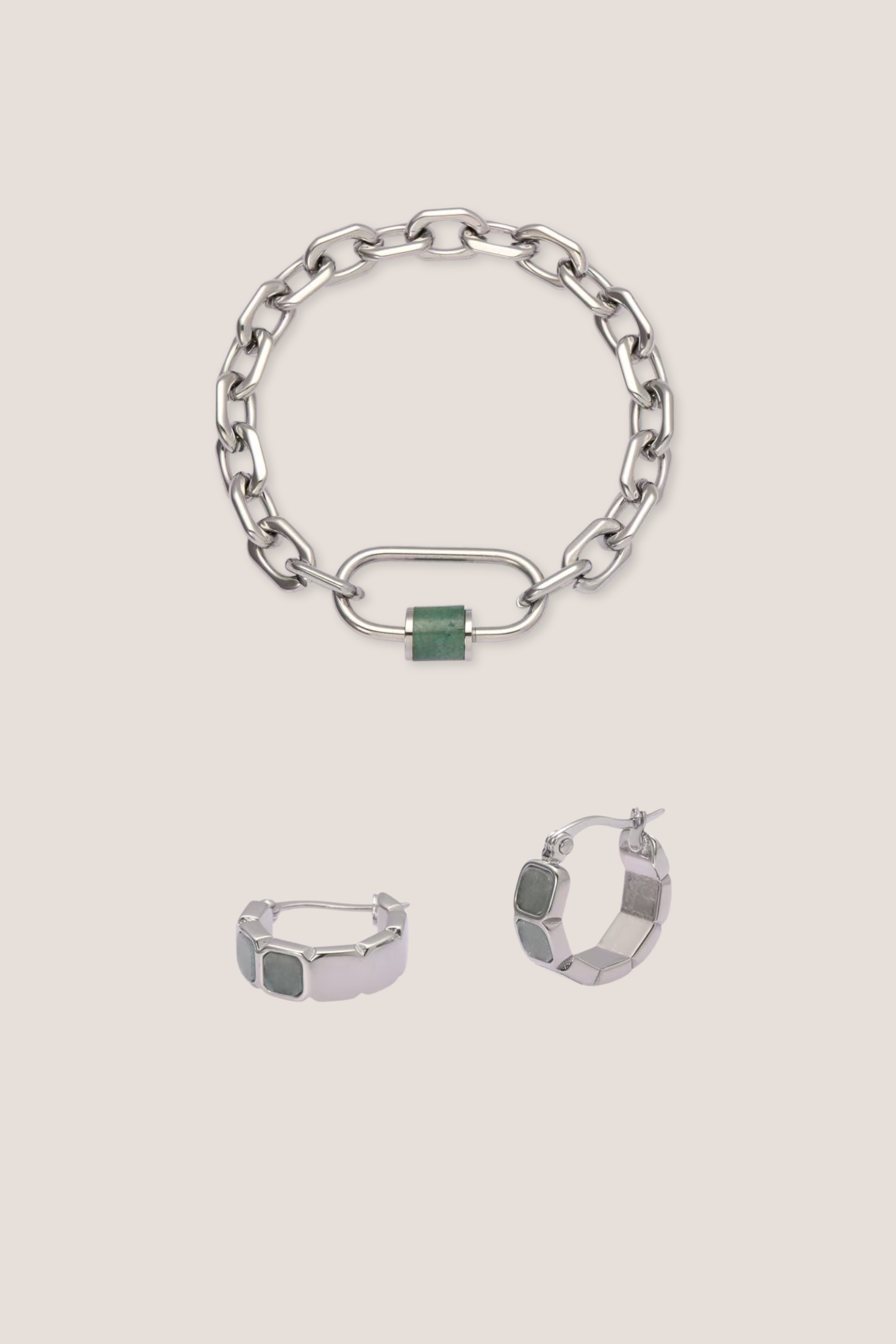 Courage Jade Aventurine Duo