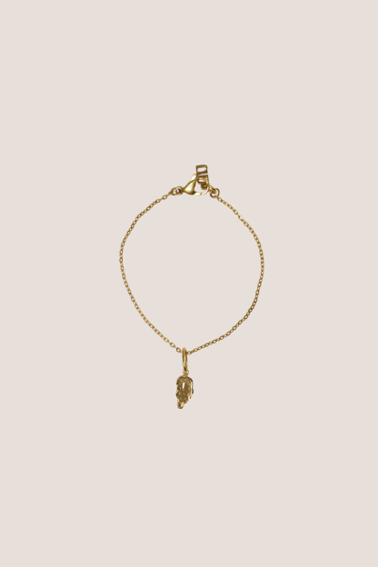 Timeless Flow Charm with Gold Chain Bracelet