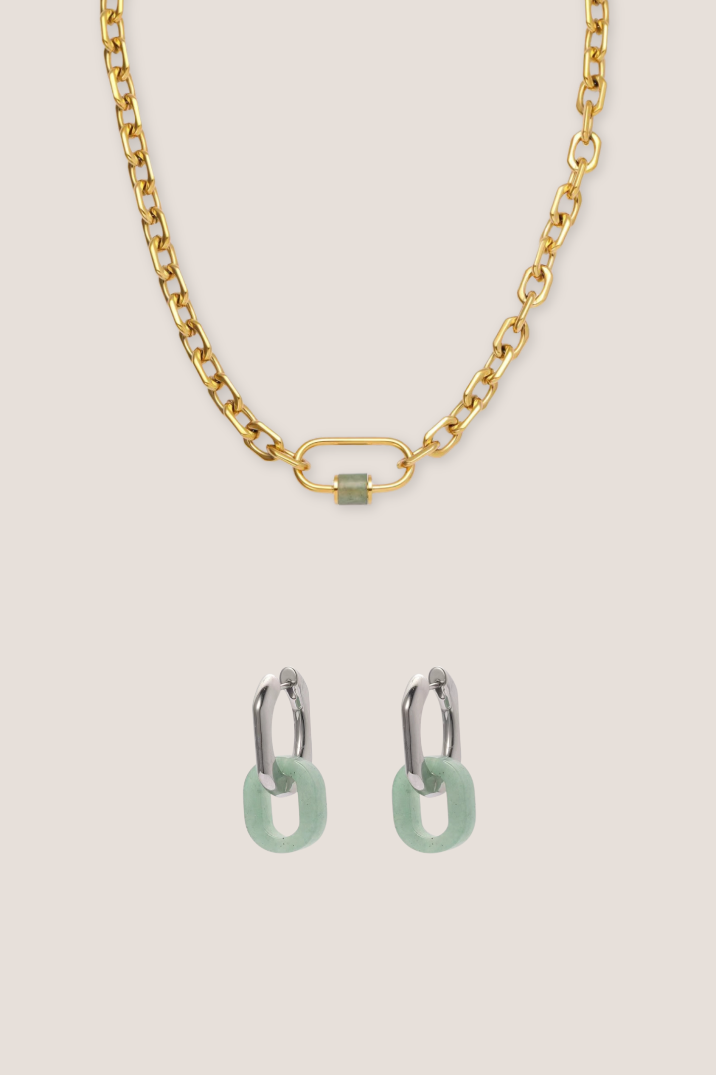 Courage Jade Aventurine Duo