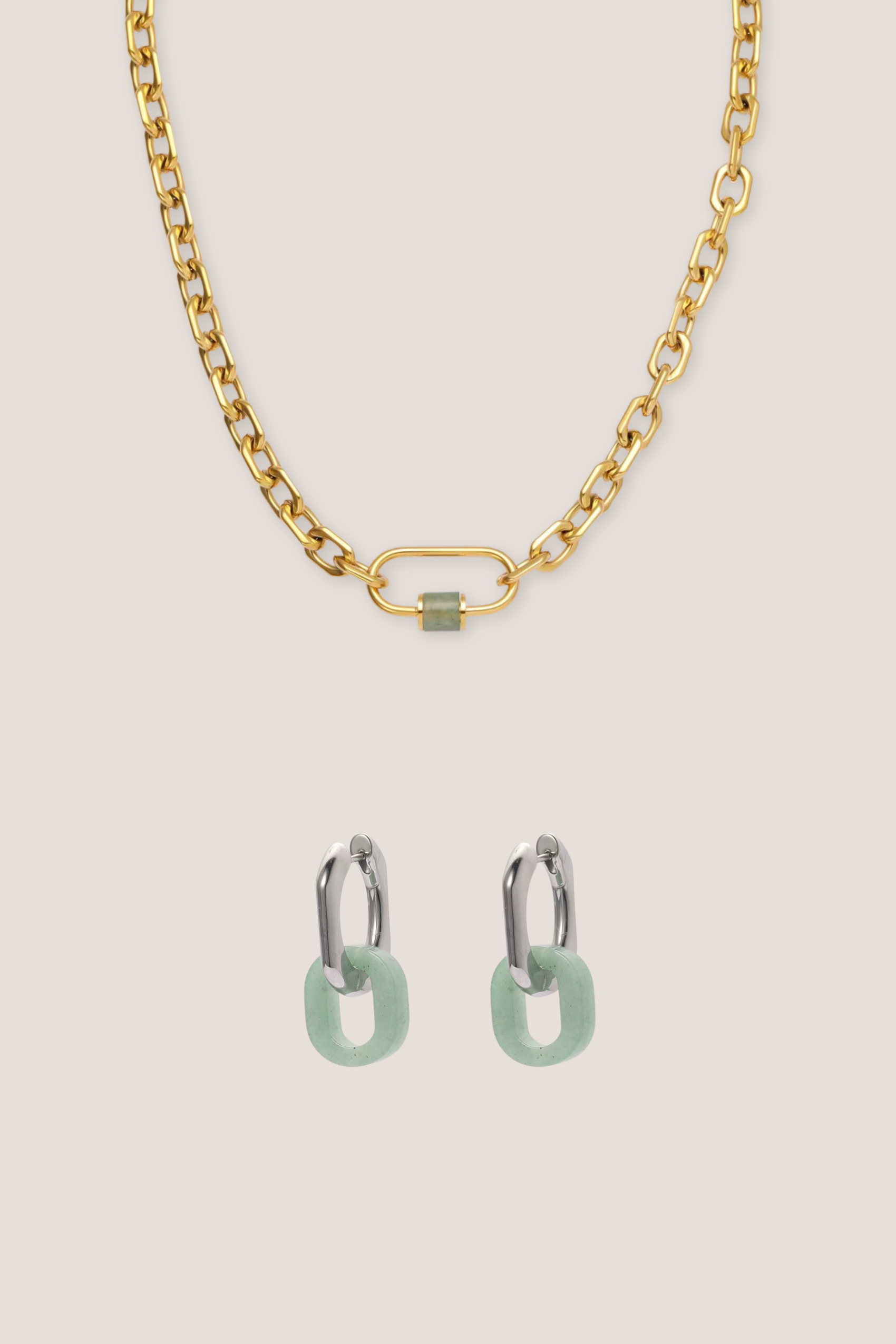 Courage Jade Aventurine Duo