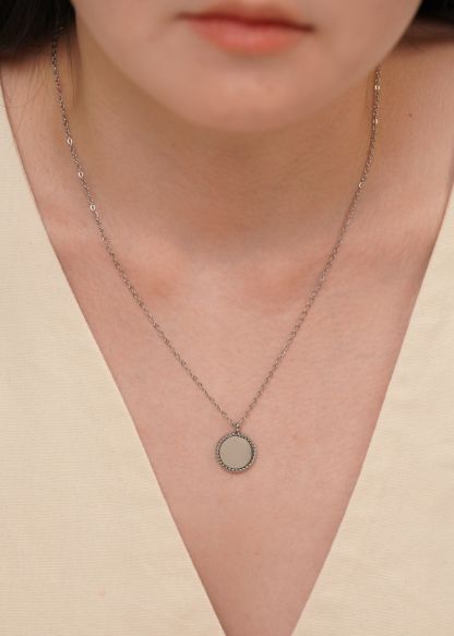 Dana Silver Chain Pendant Necklace