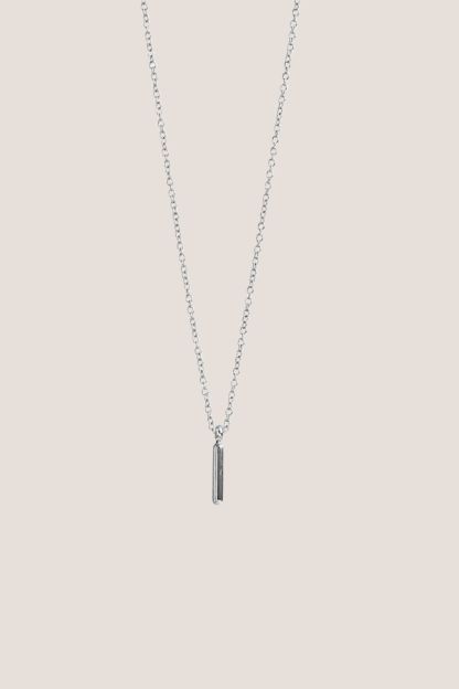 Alphabet Silver Chain Pendant Necklace