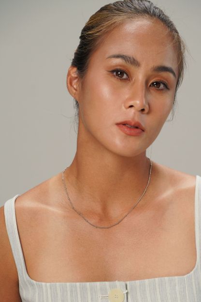 Ball Silver Chain Necklace