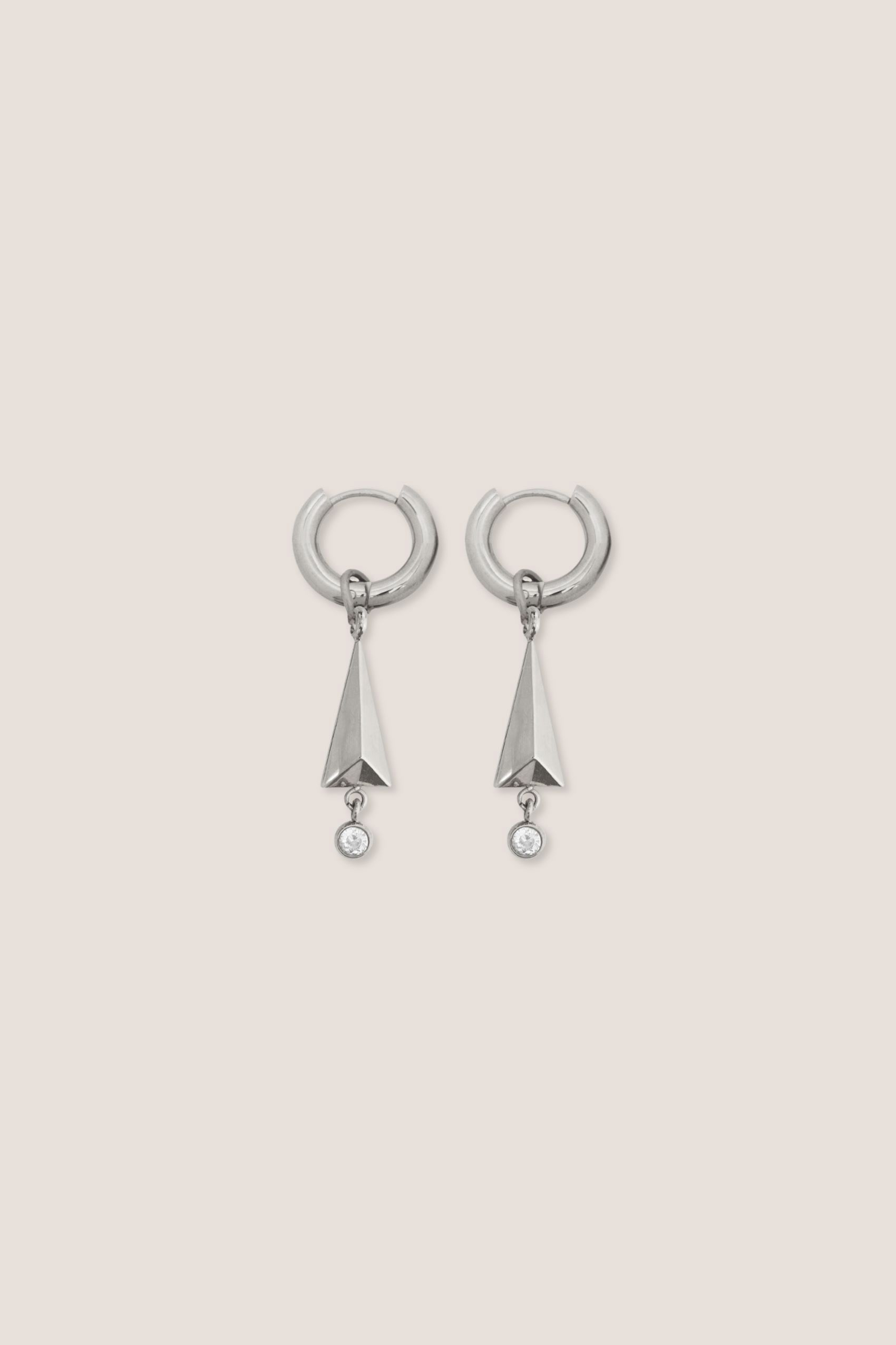 Bibelot Mini Silver Hoops Earrings