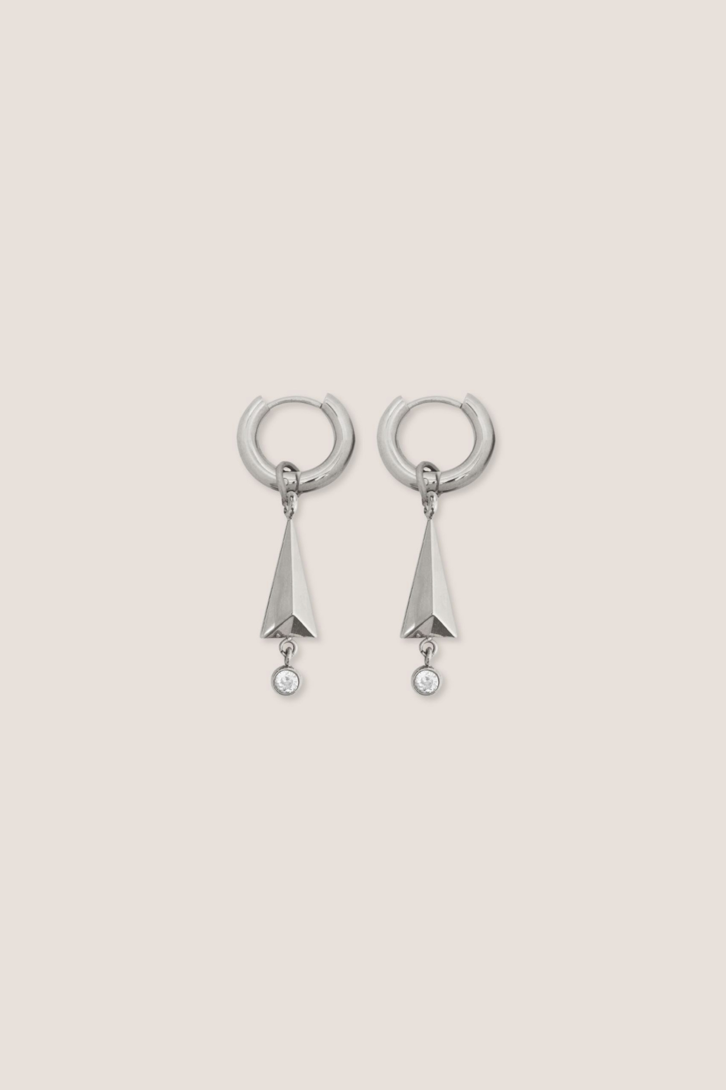 Bibelot Mini Silver Hoops Earrings