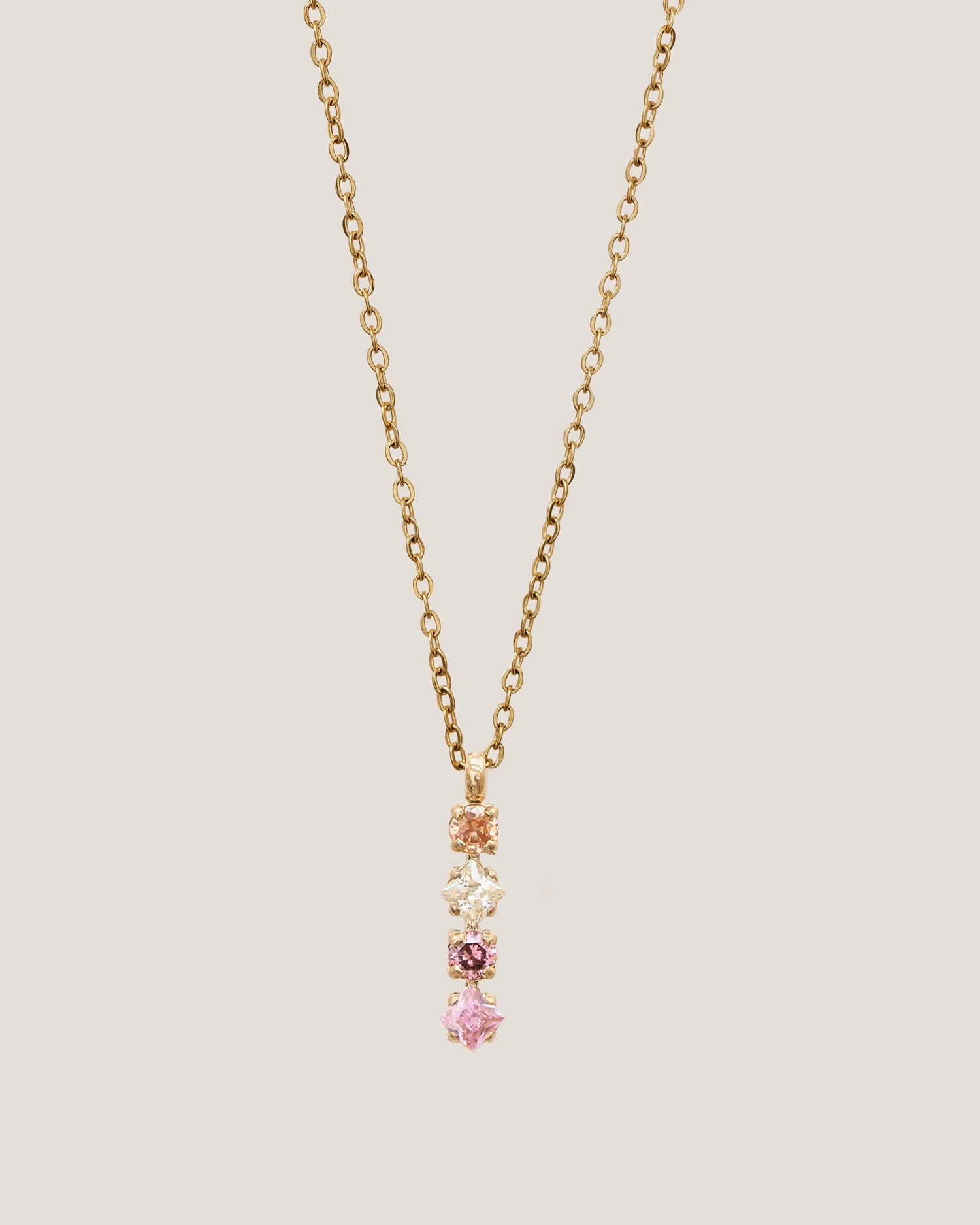 Romantic Mystic Pendant Gold Necklace