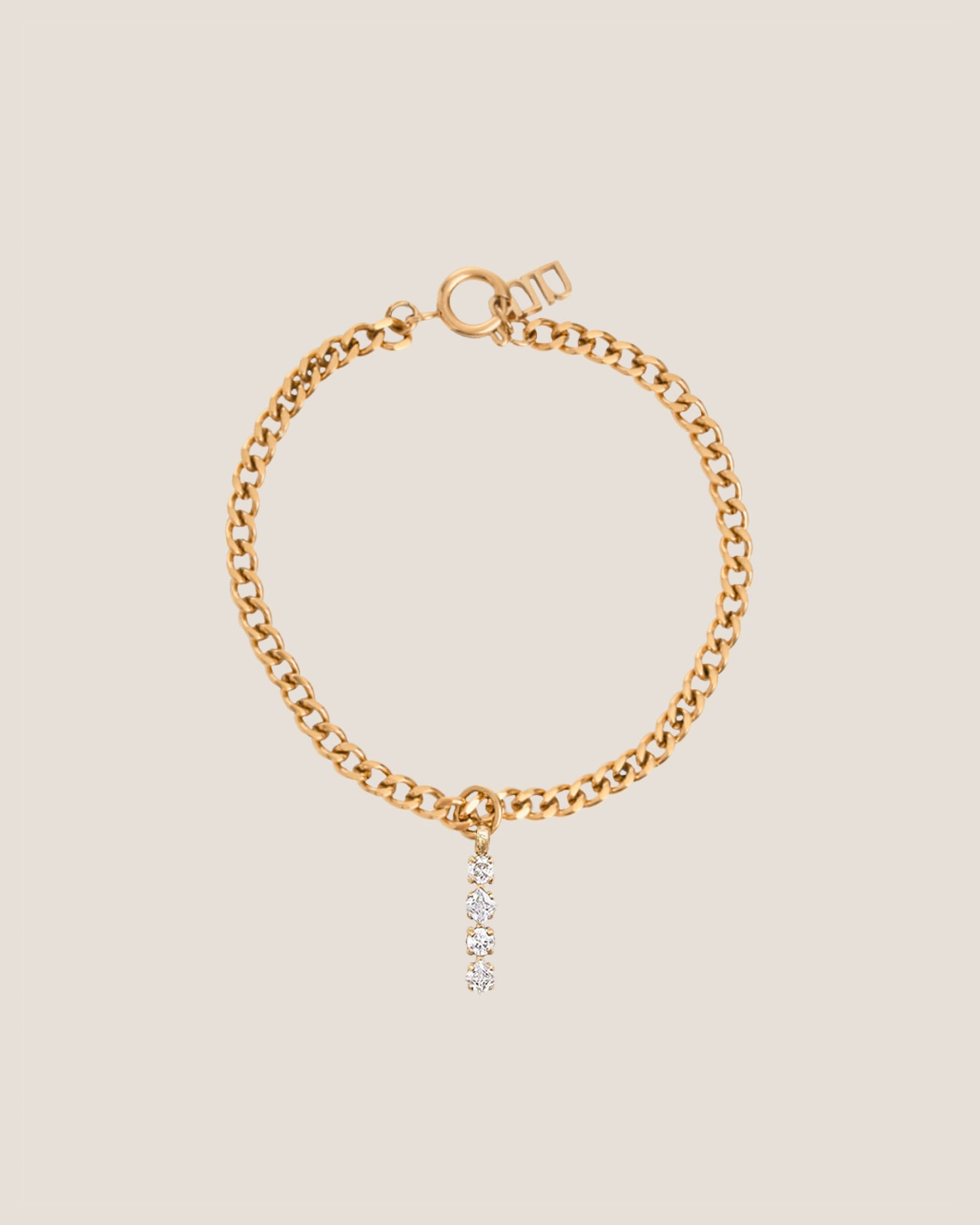 Classic Mystic Pendant Gold Bracelet