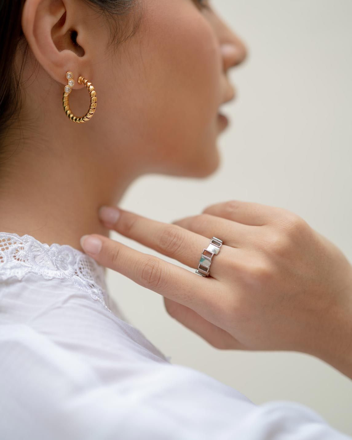 Mira Bold Silver Ring